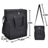 Hot Sell Insulated Padded Wine Cooler Bag with Handle And Adjustable Shoulder Strap(EPZ-183)