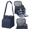 New Stylish Cooler Compartment Detachable Bottle Wine Holder Thermo Bag Picnic(EPZ-198)