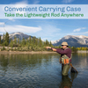 New Trend Product Durable Large Capacity Black Fishing Pole Bag For Outdoor Traveling
