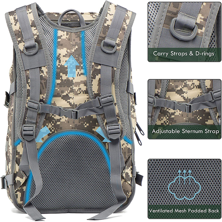 Innovative Design 900D Nylon Camouflage Waterproof Outdoor Tactical Survival Bag Hunting Camo Bag