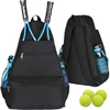 Large Tennis Bags for Women and Men to Hold Tennis Racket,Pickleball Paddles, Badminton Racquet, Squash Racquet,Balls 