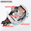 Gym Duffle Travel Bag with Shoes Compartment & Wet Pocket for Women Men Medium Waterproof Sports