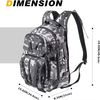 Waterproof Lightweight Scratch Resistant Fishing Backpack with Rod Holder