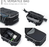 Rear Bike Rack Bag with Rain Cover, Waterproof Bicycle Ebike Saddle Bag Cycling Pannier Trunk Carrier