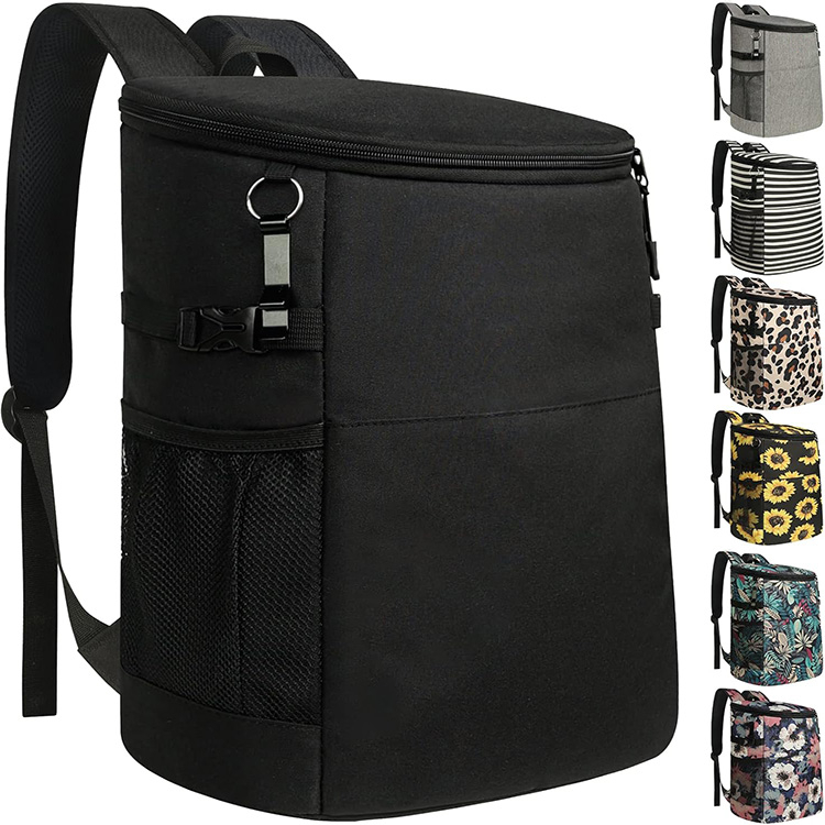 Insulated Backpack Large Capacity Leakproof Cooler Bag with Multiple Pockets for Camping Hiking Beach Picnic Travel