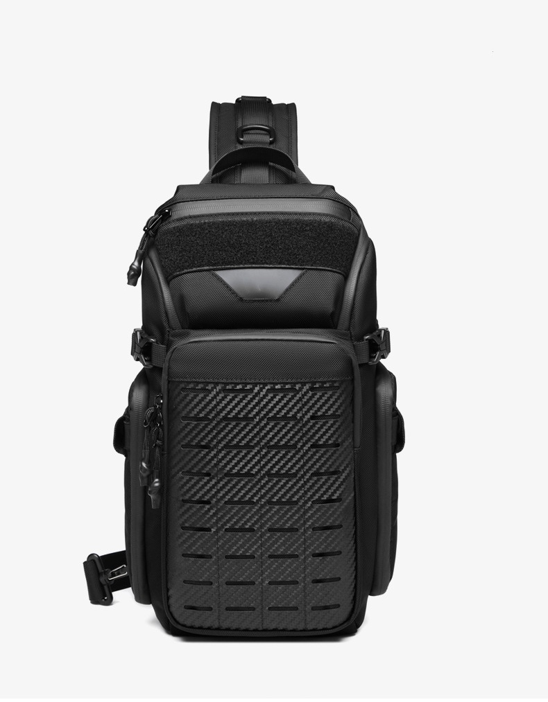 Tactical Chest Bag, Men's Crossbody Bag, Waterproof Multifunctional Outdoor Portable Bag, Cycling Shoulder Bag