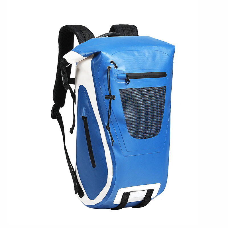 Outdoor Waterproof PVC Backpack for Travel Adventure Camping Hiking Unisex