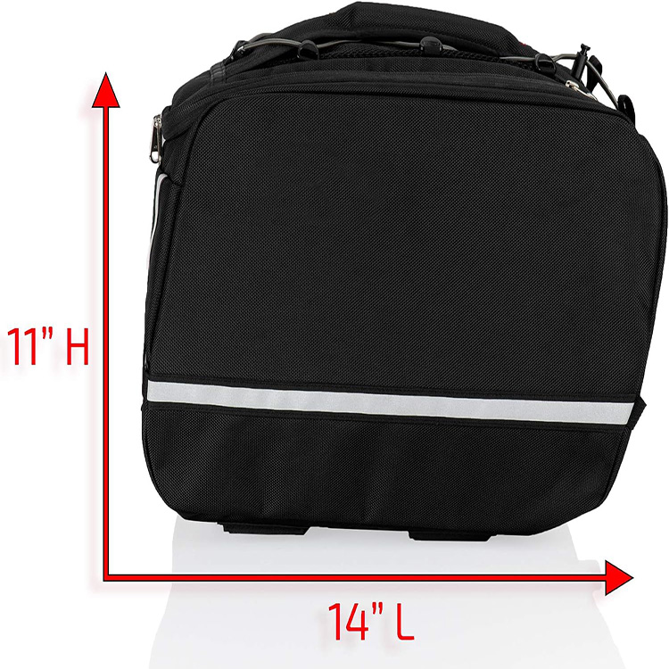 Durable Universal Motorcycle Saddlebag with Quick Release Buckles for Cruiser Touring Travel Outdoor Riding