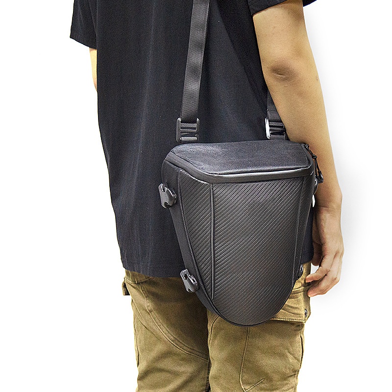 Multi-functional Rainproof Rear Seat Bag, Trunk Bag, Waterproof Reflective Motorcycle Bag, Single-shoulder Crossbody Knight Bag