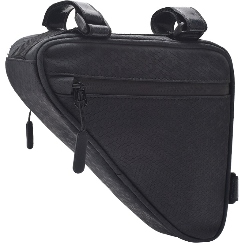 Bicycle waterproof top tube bag, highway bicycle triangular beam bag, front crossbeam toolkit, outdoor riding equipment