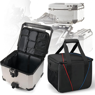 Large Capacity Waterproof Motorcycle Top Case Liner Bag with Carry Handle for Motorbike Touring Travel Storage Packing