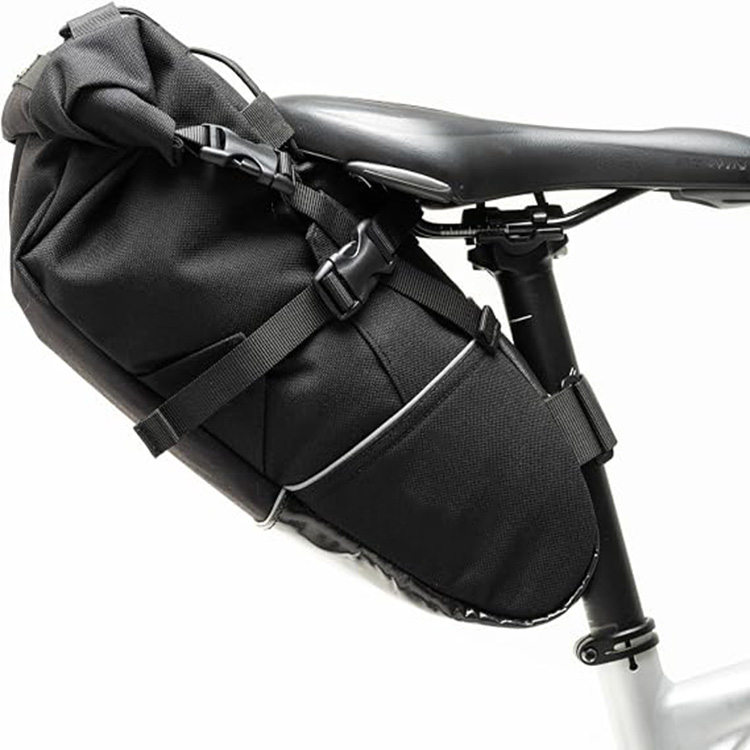 Lightweight Innovative Bike Saddle Bag with Quick Release Mount for Road Mountain Cycling Commuting Touring