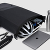 Waterproof Roll-Top Bike Pannier Bag with Reflective Details for Cycling Commuting Touring Travel