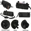 Waterproof Reflective Bike Handlebar Bag with Detachable Shoulder Strap for Road Mountain Cycling Commuting Travel