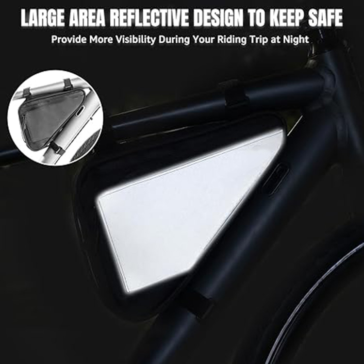 Durable Hard Shell Waterproof Large Capacity Bike Seat Bag with Quick-Release Bracket for Road Mountain Cycling Commuting