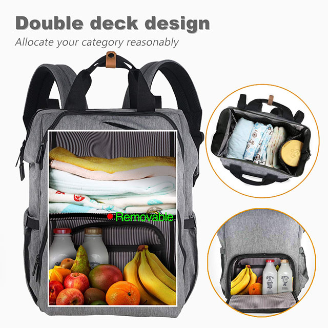 Large Capacity Travel Back Pack Maternity Baby Nappy Changing Bags