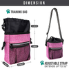 New Designer Large Capacity Durable Dog Treat Pouch with Waist Shoulder Strap(EPZ-307)