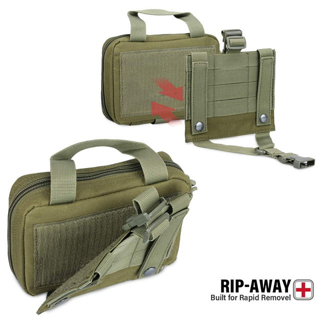 Factory Direct First Aid Kit Rip Away Molle Medical Pouch for Travel Outdoor(EPZ-337)