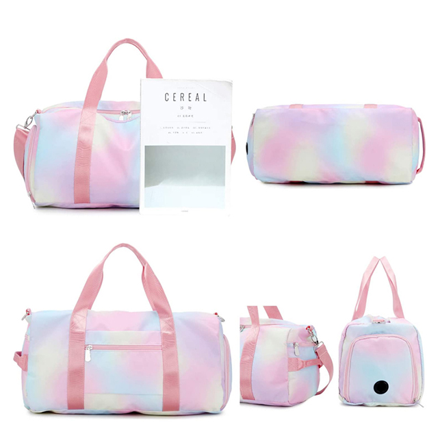 New Designer Weekender Women Travel Custom Duffel Bag with Shoe Compartment(EPZ-583)