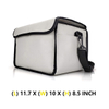 New Stylish Insulated Reusable Drink Carrier with Adjustable Dividers Clear Pocket(EPZ-234)
