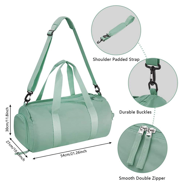 Stylish Waterproof Lightweight Travel Duffel Bag with Shoes Compartment(EPZ-346)