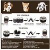 Portable Foldable Pet Playpen with Water Resistant and Removable Shade Cover(EPZ-605)