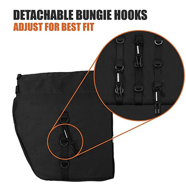 Best Sell Large Pockets Adjustable Hooks Reflective Trim Pannier Bags for Bicycles(EPZ-113)