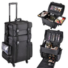 China Supplier 2 in 1 Soft Sided Rolling Makeup Case Trolley Make Up Case(EPZ-005)