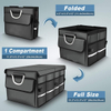 Hot Sell Foldable Cover Heavy Duty Collapsible Car Trunk Organizer with Lid(EPZ-146)