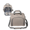 Stylish Picnic Shoulder Bag with Complete Cutlery Set Salt Pepper Shakers(EPZ-165)