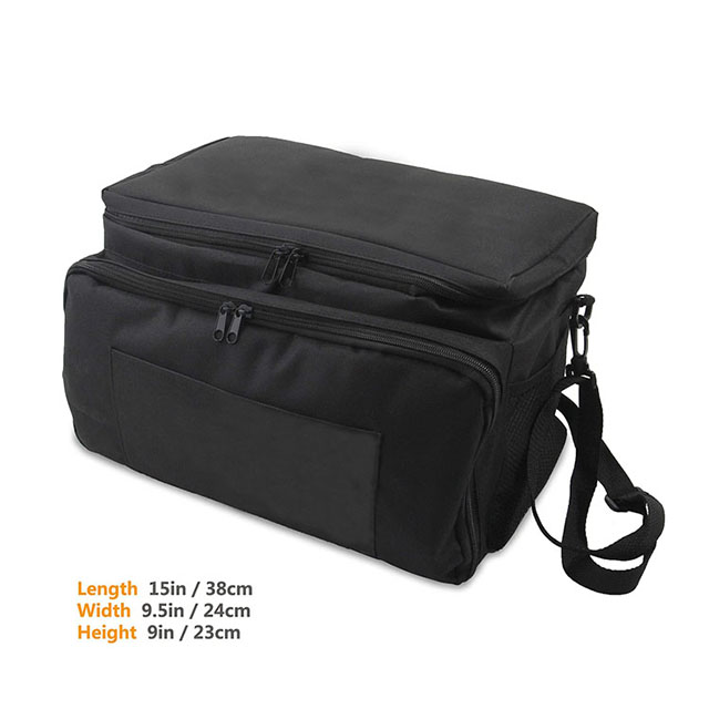 China Supplier 12pcs Stainless Steel Camping Utensil Kit BBQ Thermal Bag(EPZ-161)