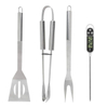 China Supplier 12pcs Stainless Steel Camping Utensil Kit BBQ Thermal Bag(EPZ-161)