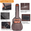 High Quality 40 41 42 Inches 6 Pockets Guitar Case Waterproof Designer Guitar Bag (EPZ-186)