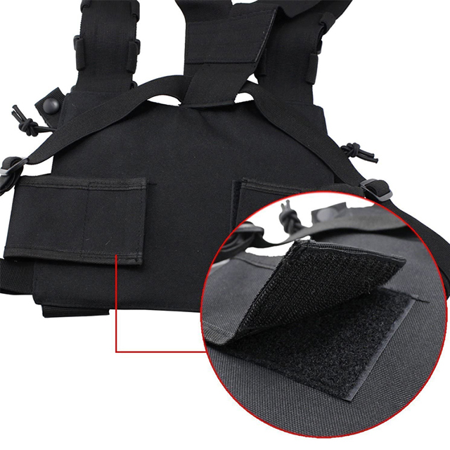 Hot Sell Front Pack Pouch Chest Rig Radio for Two Way Radio Walkie Talkie(EPZ-236)