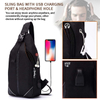 Amazon Hot Selling Crossbody Backpack Sling Bag Men with USB Charging Port(EPZ-454)