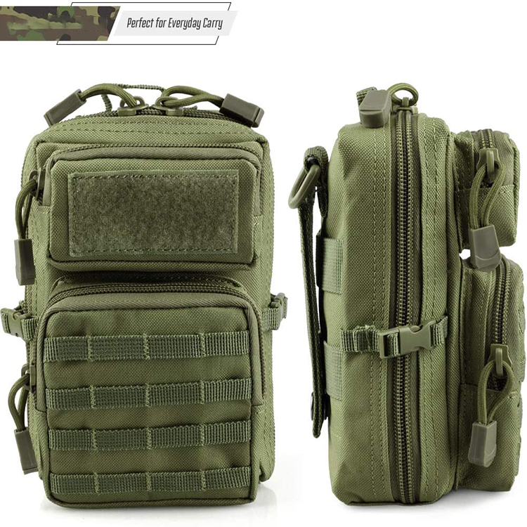 High Design Green 1000D Nylon Durable Tactical Molle Pouch Bag For Outdoor Hunting Camping