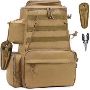 Well Design Water-Resistant Polyester Large Capacity Fishing Bag With Boxes For Outdoor Hunting Fishing