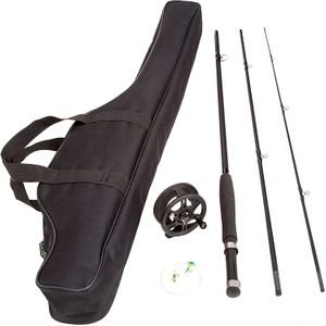 New Trend Product Durable Large Capacity Black Fishing Pole Bag For Outdoor Traveling