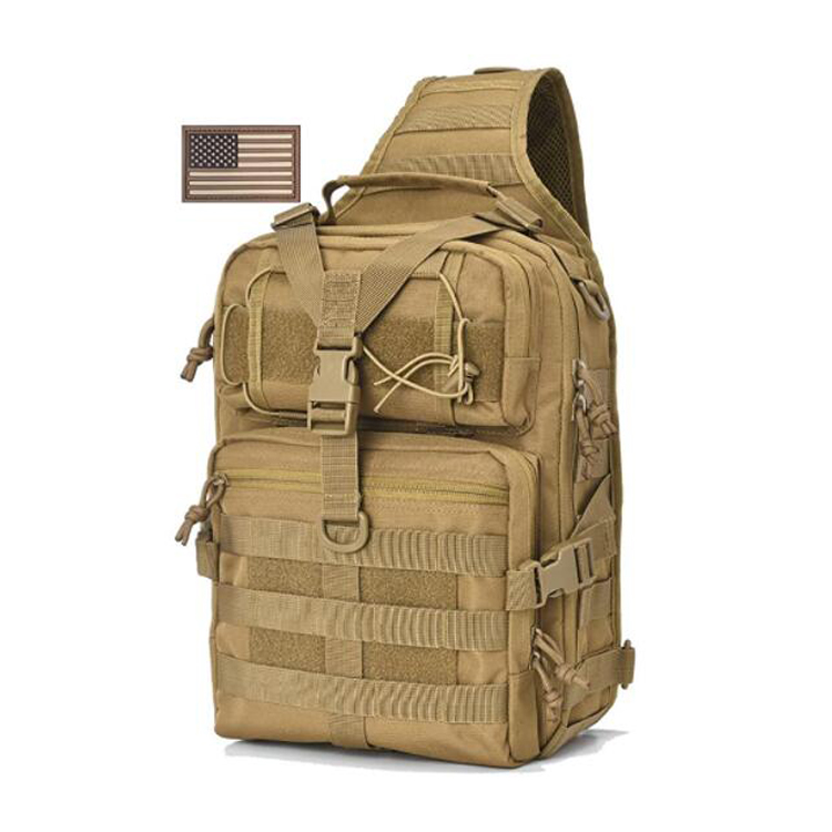 Hot Sale Durable Waterproof Military 600D Tactical Sling Bag For Hunting Outdoor