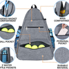 Large Tennis Bags for Women and Men to Hold Tennis Racket,Pickleball Paddles, Badminton Racquet, Squash Racquet,Balls 