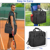 Heavy Duty Design 2 Balls Compartment Bowling Ball Bag with Waterproof and Breathable Shoe Compartment