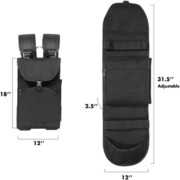 Foldable Convenient Storage Skateboard Bag with Adjustable Shoulder Straps