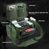Water-Resistant Saltwater Fishing Bag Fishing Tackle Bag with Adjustable Shoulder Strap