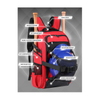 Durable Baseball Bat Equipment Backpack with Helmet Holder, Shoe Compartment and Fence Hook Holds
