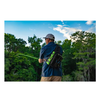Heavy Duty Lightweight 1680D Fly Fishing Bag for 3 Tackle Trays Fishing Sling Pack