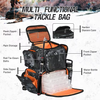 Water Resistant Hevy Duty 48L Fishing Box & Bags for 4 Trays with Rain Cover