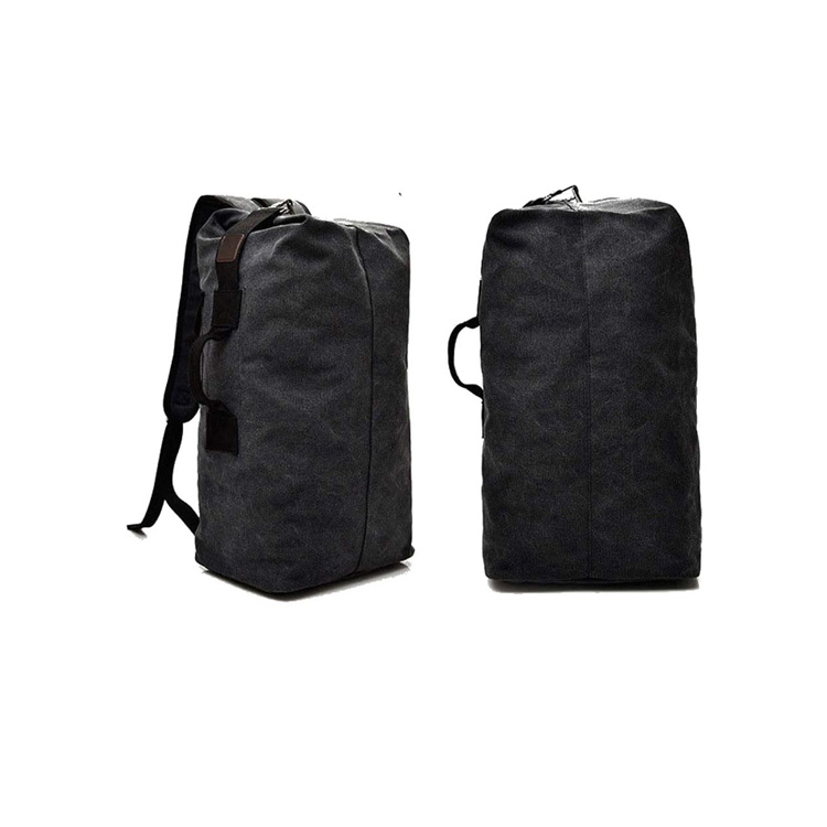 Well Designed Durable and Large Capacity Canvas Storage Backpack for Climbing and Hiking