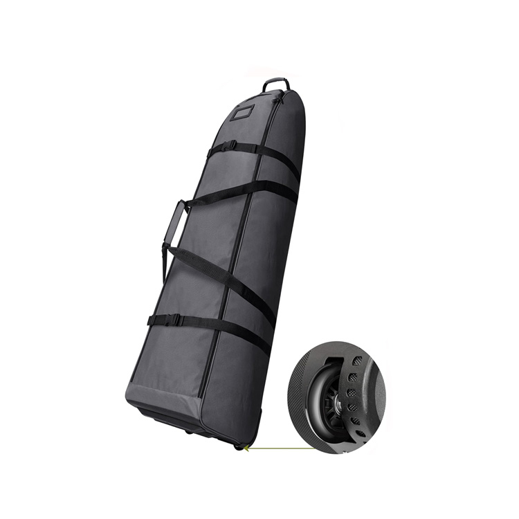 900D Heavy Duty Oxford Wear-Resistant and Waterproof Golf Travel Bag with Reinforced Wheels