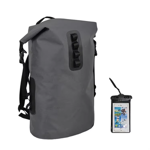 20L 420D TPU Roll Top Dry Bag Waterproof Backpack With Phone Case For Kayaking Rafting Boating