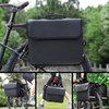 Bike Double Pannier Bags Waterproof Bicycle Rear Seat Panniers Pack with Reflective Stripe